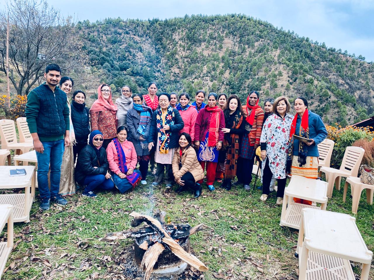 SWAN Delegates during workshop in Tehri Chamba, Uttrakhand Sunil Binjola